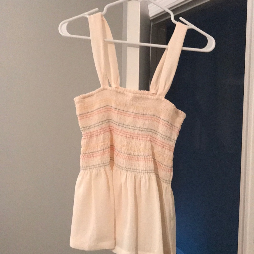 Madewell ruched top tank - size medium